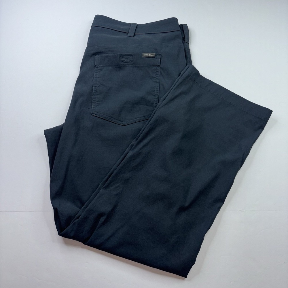 Eddie Bauer Rainier Tech Pants Men's 38 Size 38x30 Blue Gray Hiking Performance